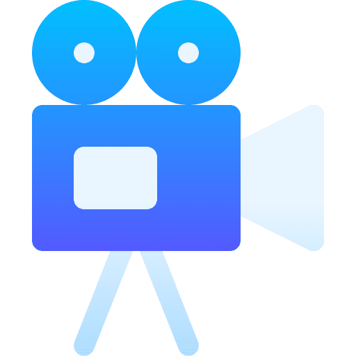 Video camera entertainment electronics movie camera icon