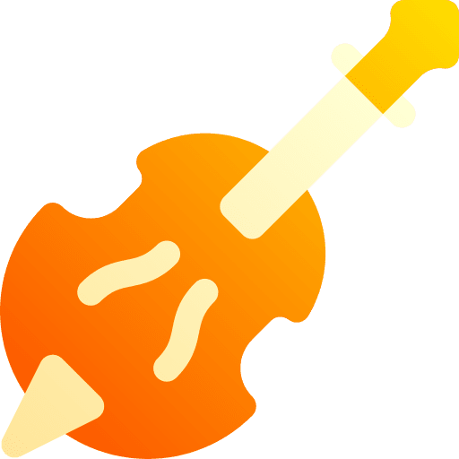 Violin strings orchestra music icon