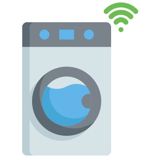 Washing machine internet of things washing machine laundry icon