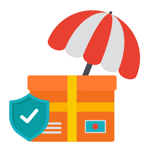 Delivery insurance insurance logistics delivery security icon