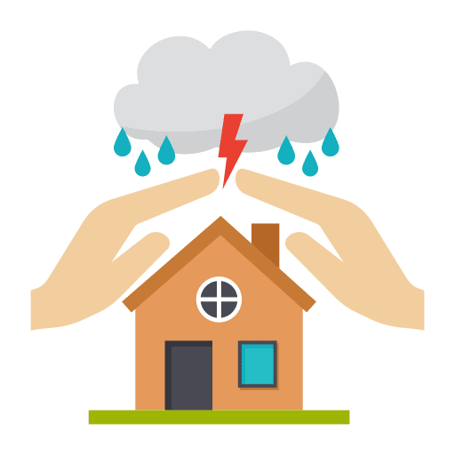 House insurance home insurance protection security icon