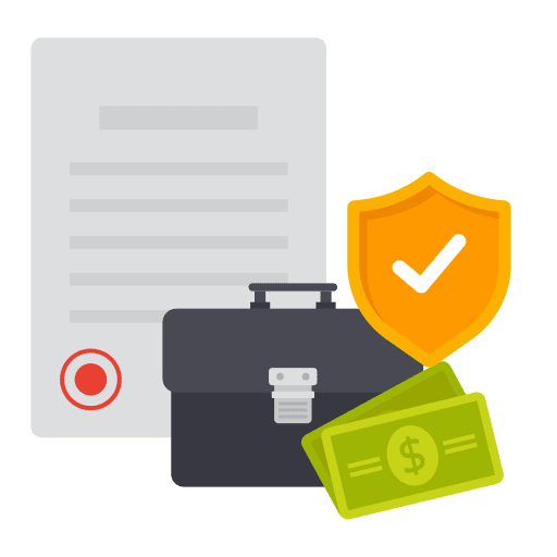 Investment insurance business travel investment insurance icon Investment insurance business travel investment insurance icon