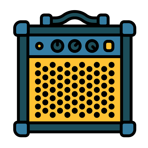 Amplifier instrument studio speaker icon