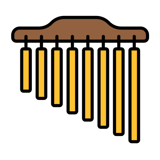 Chime music music and multimedia orchestra icon
