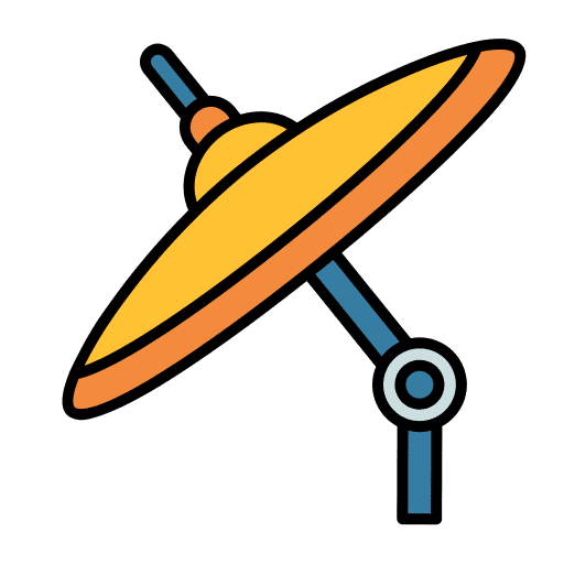 Cymbal percussion instrument music and multimedia orchestra icon