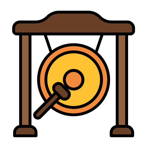 Gong percussion instrument music instrument music icon