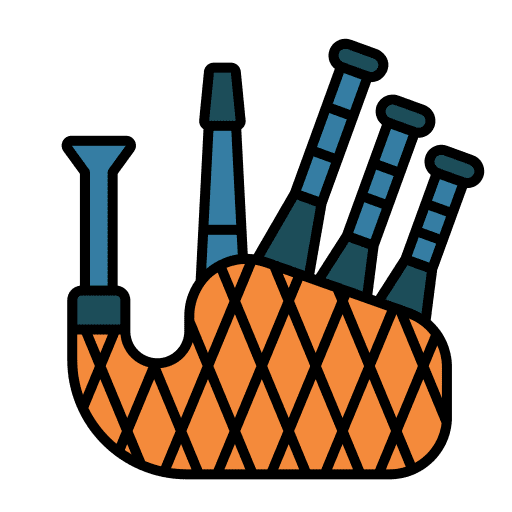 Bagpipes bagpipe instrument music icon