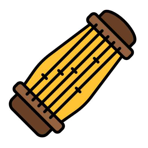 Koto asian koto musical instrument icon