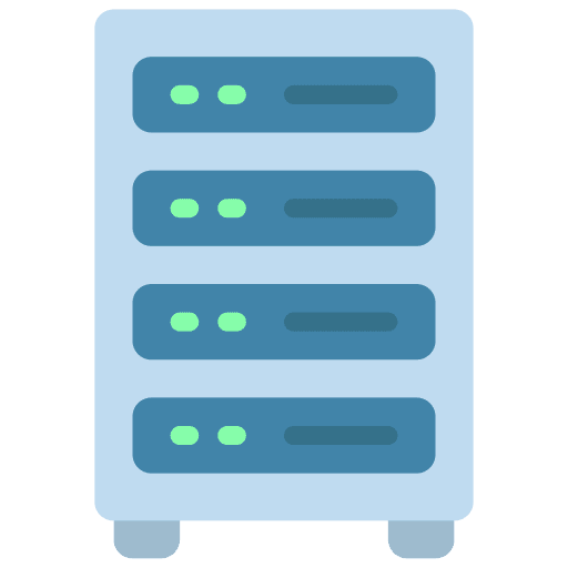 Servers electronics computer hardware networking icon