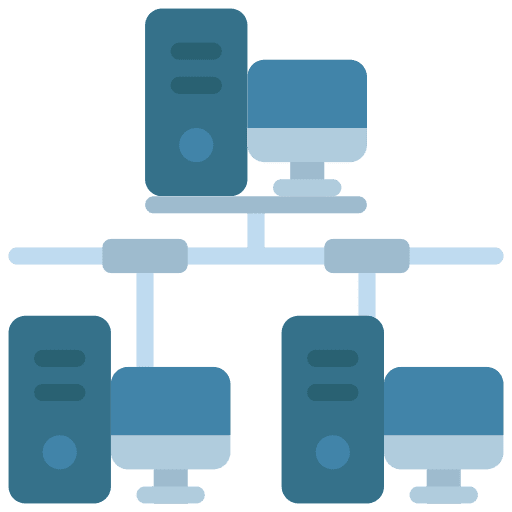 Computer networks screen monitor networking icon