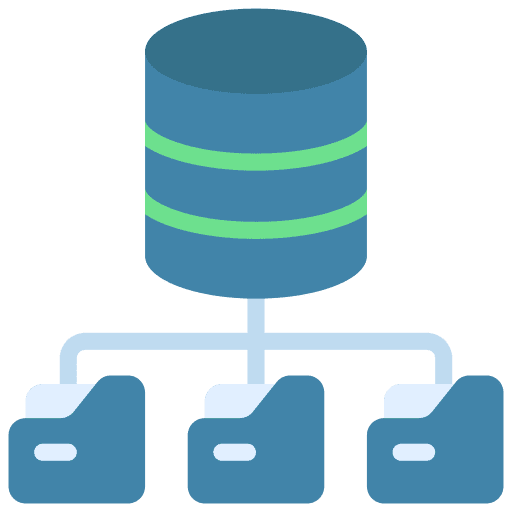 Folder network server folder network website icon