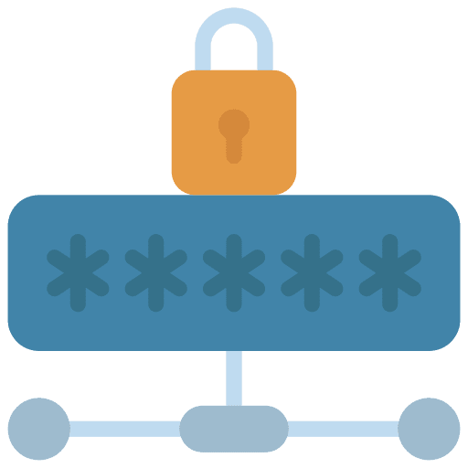 Private network security technology private network icon
