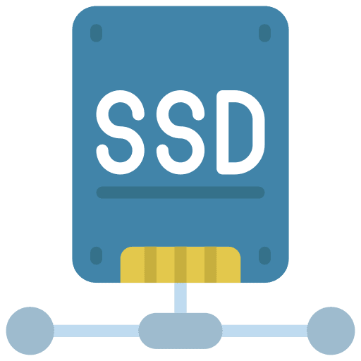 Ssd disk electronics solid state drive computer hardware icon