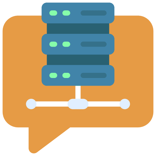 Server network server communications icon