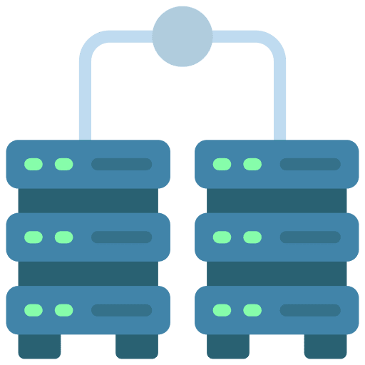 Server networking computer connection icon