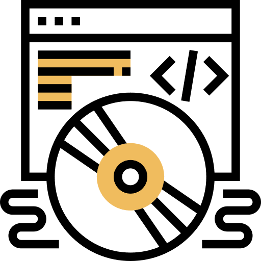 Application seo and web program software icon Application seo and web program software icon