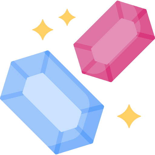 Crystal gem magic crystal icon