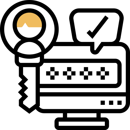 Login password login computer icon Login password login computer icon