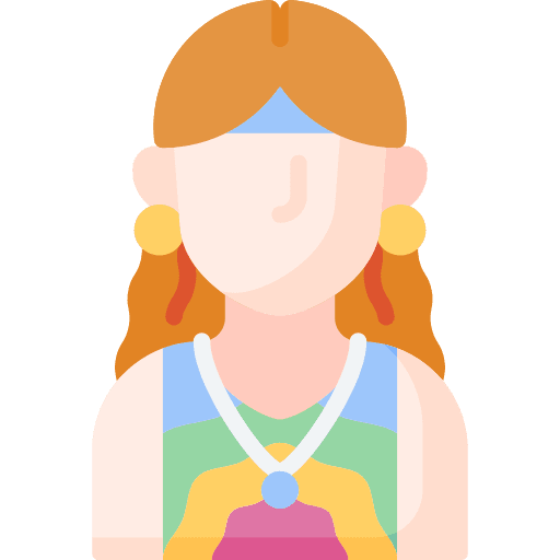 Hippie woman hippie profile icon Hippie woman hippie profile icon