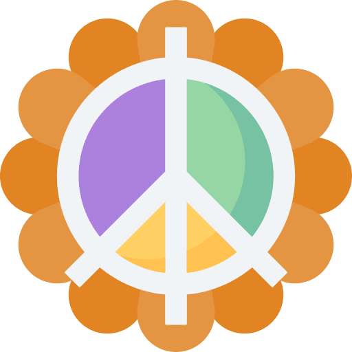 Peace sign hippy circular peace sign icon Peace sign hippy circular peace sign icon
