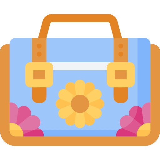 Luggage fashion travel hippie icon Luggage fashion travel hippie icon