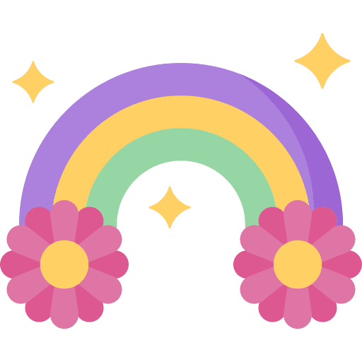 Rainbow rainbow fantasy sky icon Rainbow rainbow fantasy sky icon