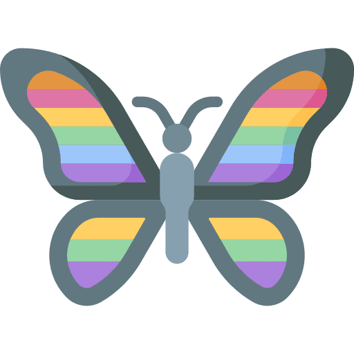 Butterfly bugs insect wild life icon Butterfly bugs insect wild life icon