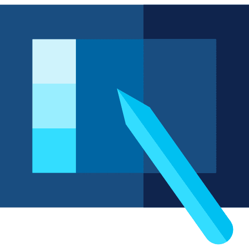 Graphic tablet graphic design device illustration icon