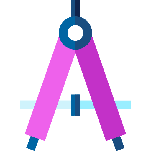 Compass calculating mathematics measurement icon Compass calculating mathematics measurement icon