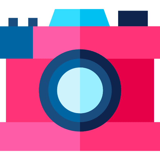 Photo camera technology interface hobbies and free time icon Photo camera technology interface hobbies and free time icon