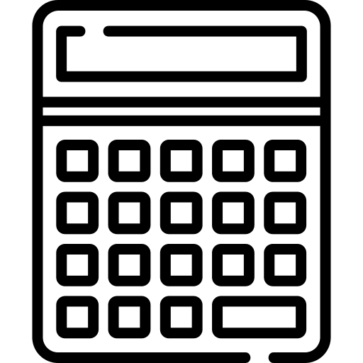Calculator math education maths icon Calculator math education maths icon