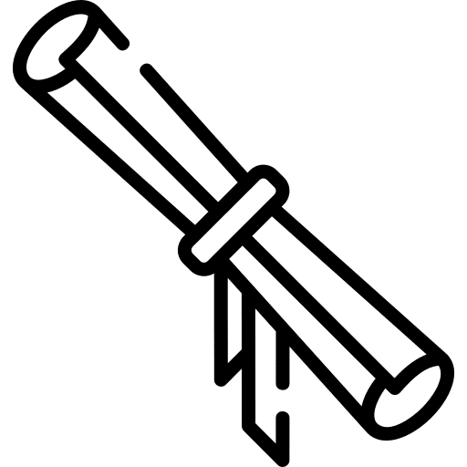 Diploma contract degree patent icon Diploma contract degree patent icon