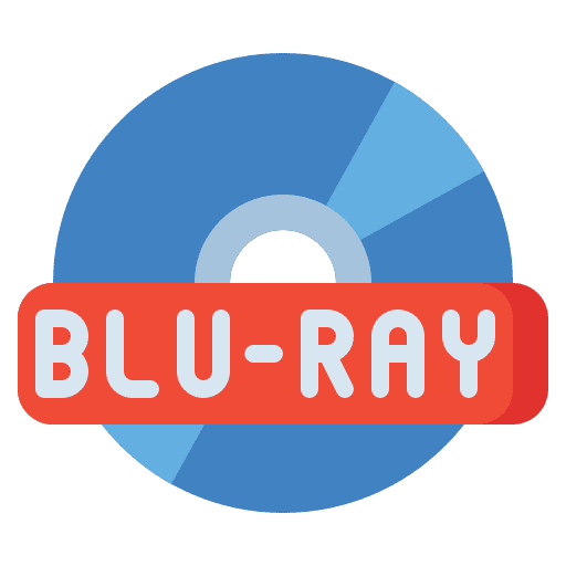 Blu ray recording bluray compact disc icon