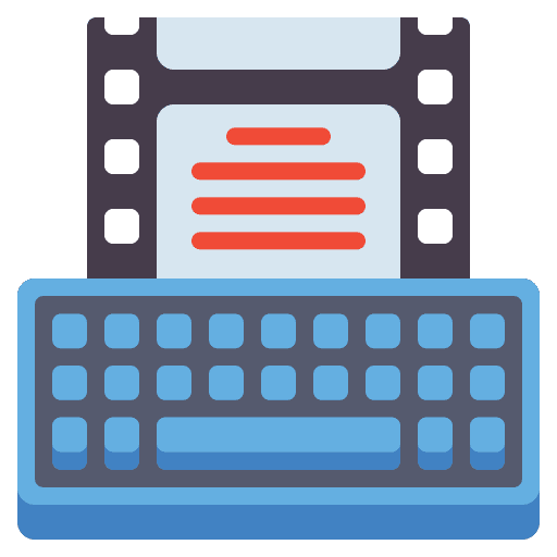 Screenwriting screenwriting entertainment edit tools icon
