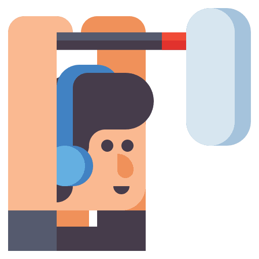 Boom operator man electronics user icon