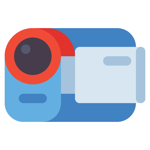 Camcorder technology video camera record icon