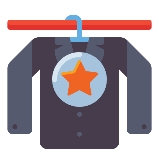 Garment clothing fashion suit icon