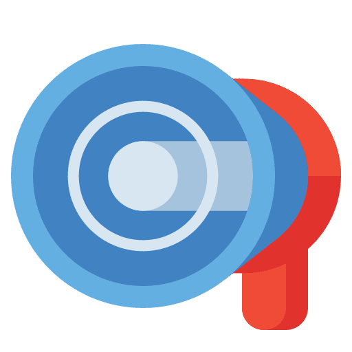 Loudspeaker announcer marketing announcement icon