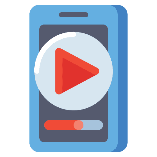 Video player smartphone electronics player icon