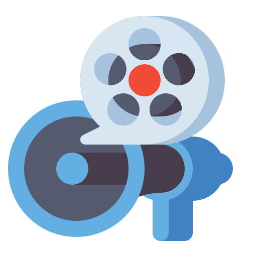 Film advertising film advertising advertising director icon