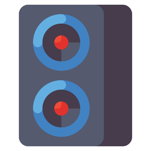 Speaker audio electronics sound icon