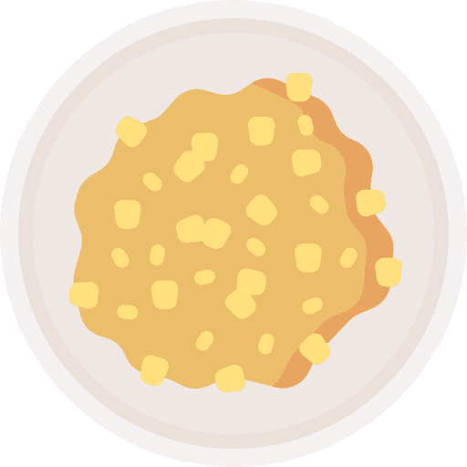 Butter corn butter corn gastronomy plate icon