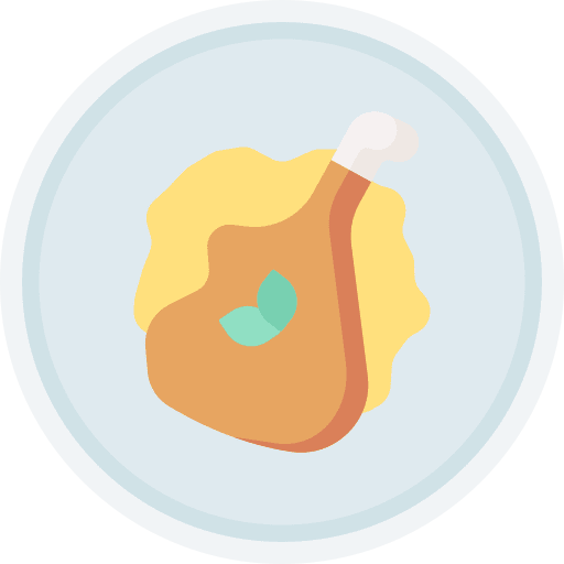 Duck cuisine gastronomy dish icon