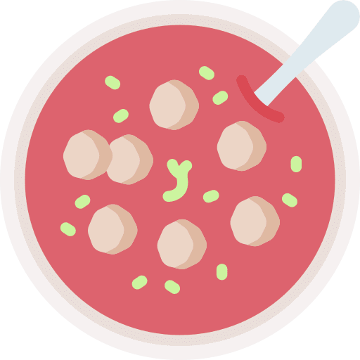 Meatball meat gastronomy food and restaurant icon