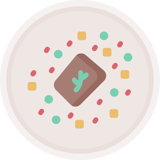 Meat food and restaurant dish roast icon