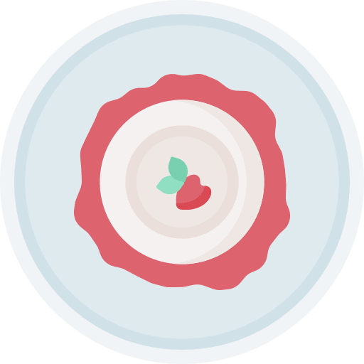 Panna cotta cuisine nutrition italian food icon