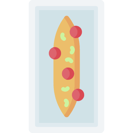 Pizza restaurant food and restaurant gastronomy icon