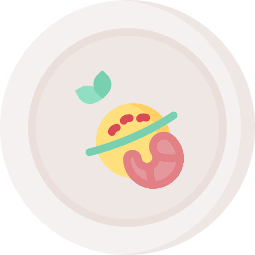 Polenta mush italian food spoon icon