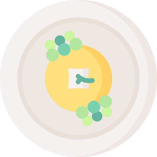 Salad salad plate zucchini icon
