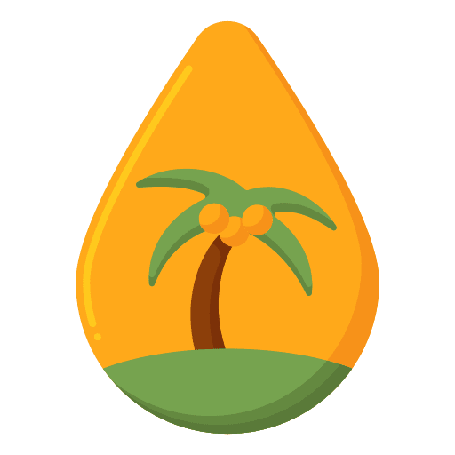 Palm oil botanical tree food and restaurant icon